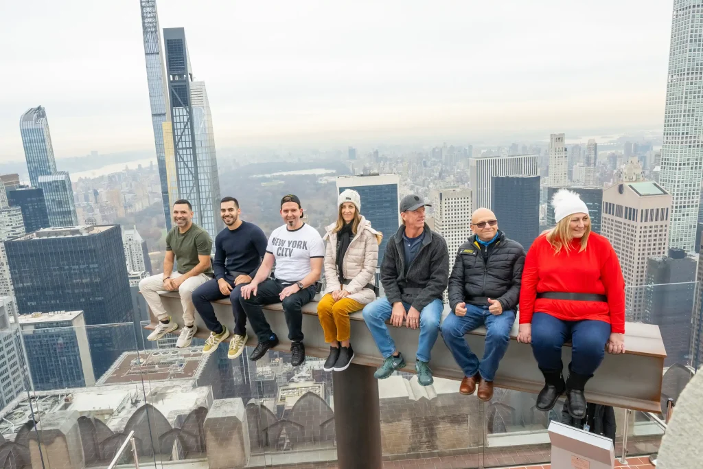 The Beam at Top of the Rock